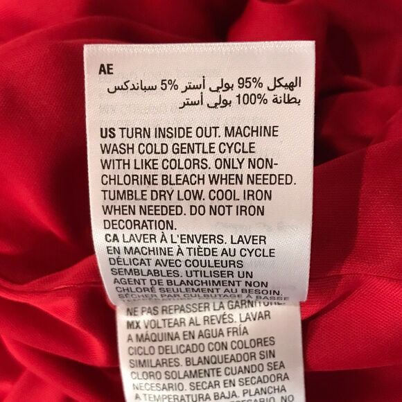 JM Collection Medium M Sheath Dress Sleeveless Red Lined Stretch V-Neck - Picture 10 of 10